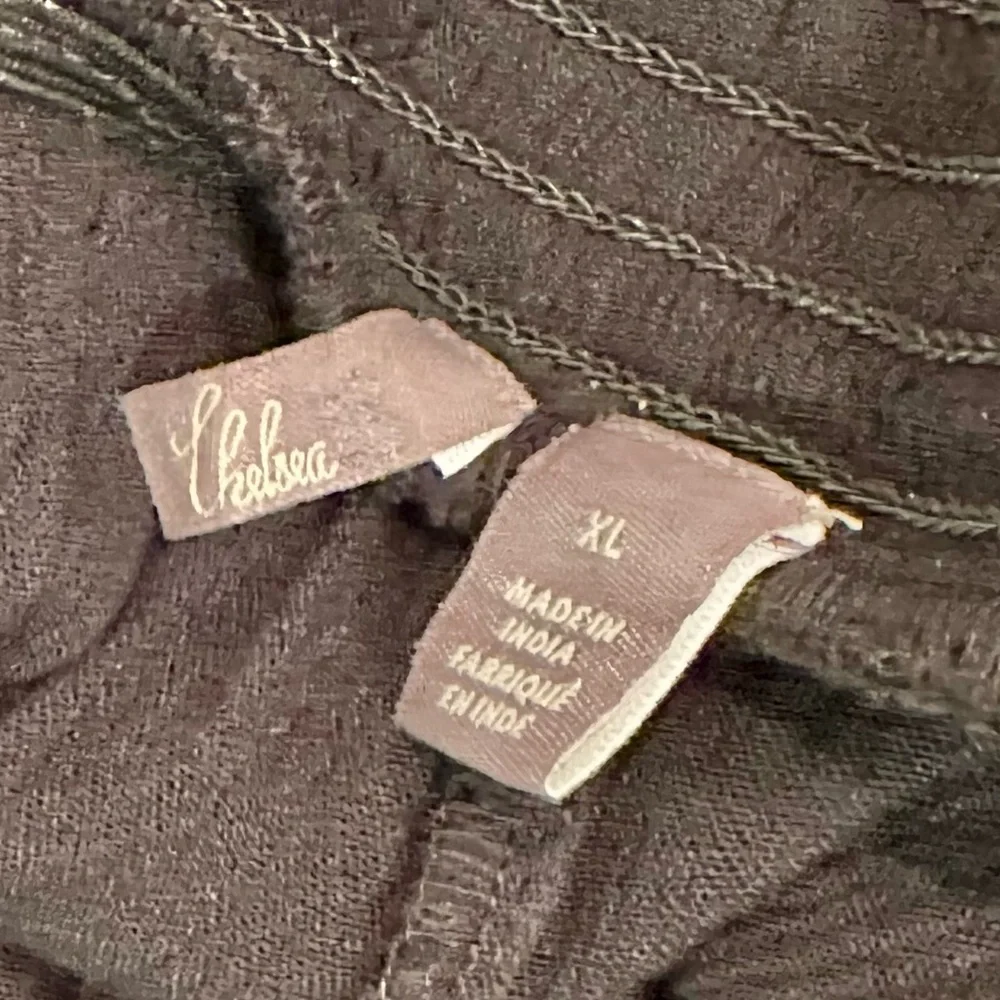 Chelsea28 Black Split Leg Pant XL NWT - Picture 3 of 8
